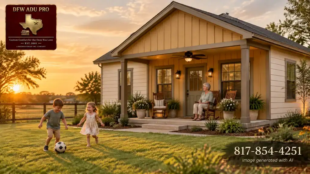 Guest House (ADU) Exterior Budget Guide: Warm Hardie Siding Value vs. Brick & Stone Luxury in North Texas