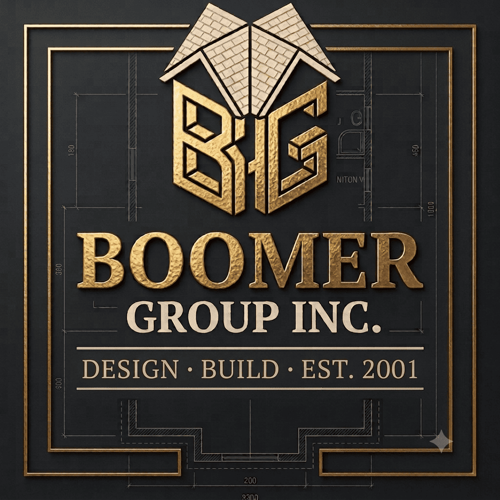 Boomer Group Inc. design build logo graphic