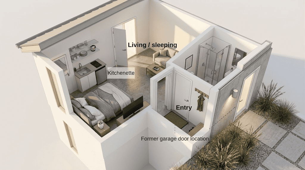 The Keller Plan JADU floor plan rendering