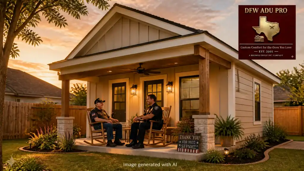 Honoring Those Who Serve: Senior, Veteran & First Responder Discounts on Your North Texas ADU