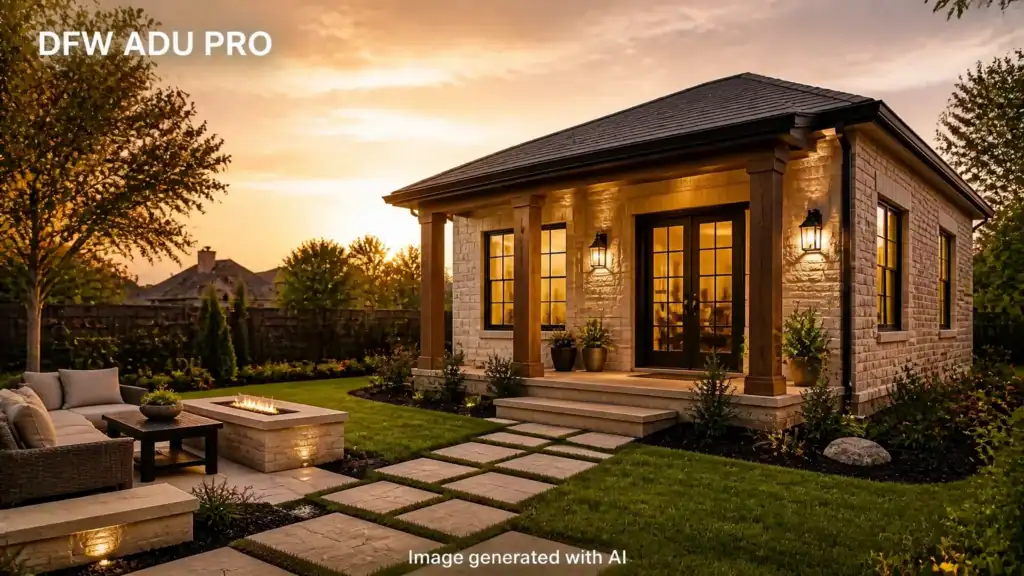 Brick & Stone ADU Designs for Southlake & Westlake: Luxury Living, Premium Finishes, and Property Value That Lasts